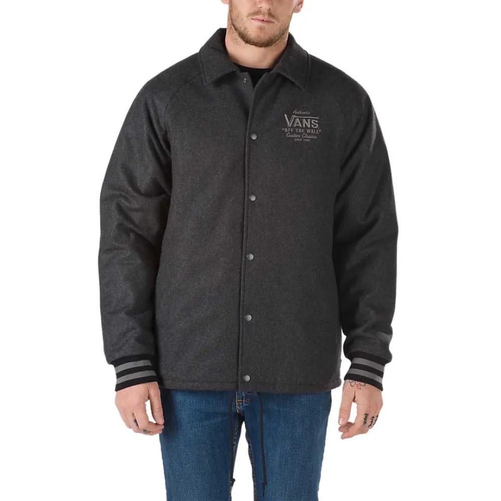Vans grey Torrey Varsity Jacket size XL